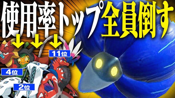 伝説環境で多いポケモン達を完全対策！キラフロルが構築の穴を完全に埋めました。【ポケモンSV】