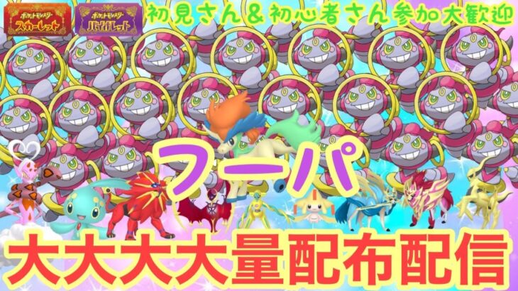 【ポケモンSV】フーパ大量配布配信　色違いケルディオ・色違いラブトロス・色違いマナフィ大量配布配信　ザマゼンタ＆ザシアン伝説大量無償配布！誰でも参加OK　初見さん大歓迎　 #shorts