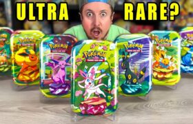 Testing EVERY Mini Tin in Pokemon Prismatic Evolutions = ULTRA RARES?