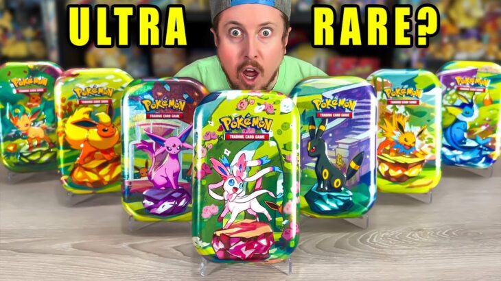 Testing EVERY Mini Tin in Pokemon Prismatic Evolutions = ULTRA RARES?