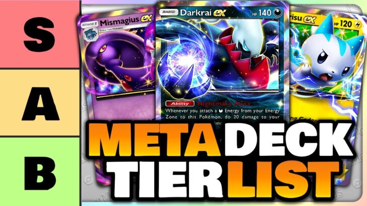 UPDATED TIERLIST – Ranking The BEST DECKS In The Meta!!! | Pokemon TCG Pocket