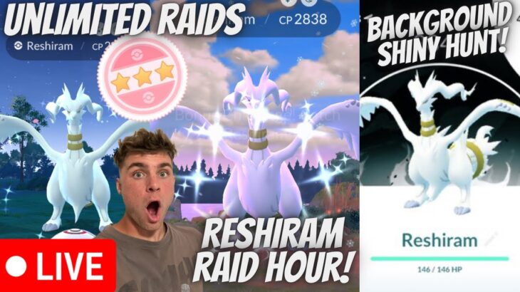 ✨Unlimited Reshiram Raids in Pokemon Go and NEW* Surprise Pikachu Event?! in Pokemon Go LIVE!✨