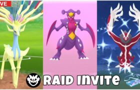 Yveltal, Xerneas & Mega Garchomp Raid Invite Live Pokemon GO