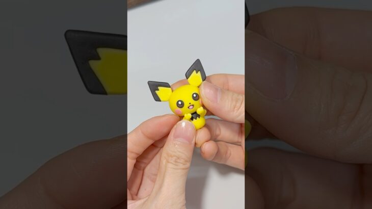 ピチューのミニフィギュア作ってみた！#clay #miniature #pokemon #ポケモン#ピチュー #フィギュア #パッケージ