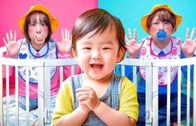 もしも小学生が赤ちゃんになったら…ママおかし食べたい！宿題やりたくない＞＜お母さんが幼稚園児のおせわで大混乱！【寸劇】