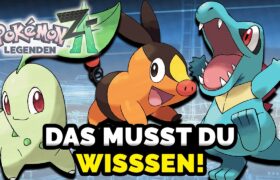 Das müsst ihr JETZT über die Pokémon Legenden Z-A STARTER wissen!