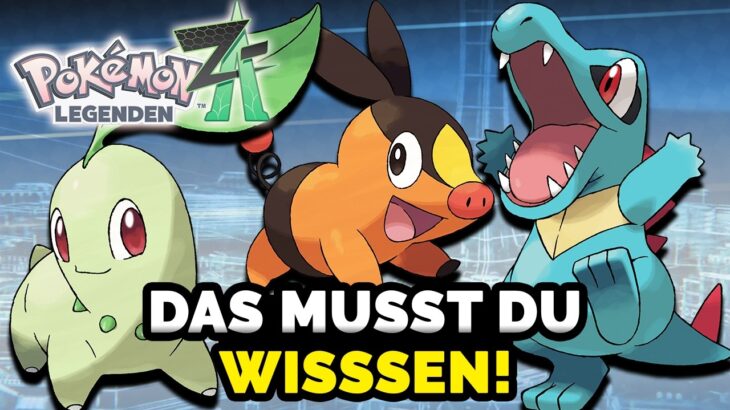 Das müsst ihr JETZT über die Pokémon Legenden Z-A STARTER wissen!