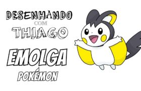 EMOLGA – POKÉMON (Desenhando com Thiago)