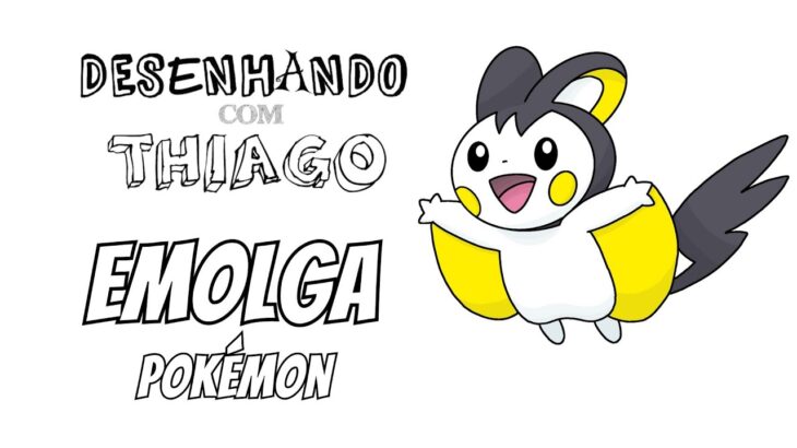 EMOLGA – POKÉMON (Desenhando com Thiago)