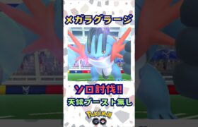 メガラグラージ‼ソロ討伐‼【ポケモンGO】