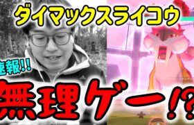 【ポケモンGO】過去断トツで無理ゲー!?ダイマックスライコウ１人討伐に挑戦！