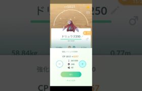 ポケモンGOドリュウズ上げれるところまで強化していくよ〜↗️