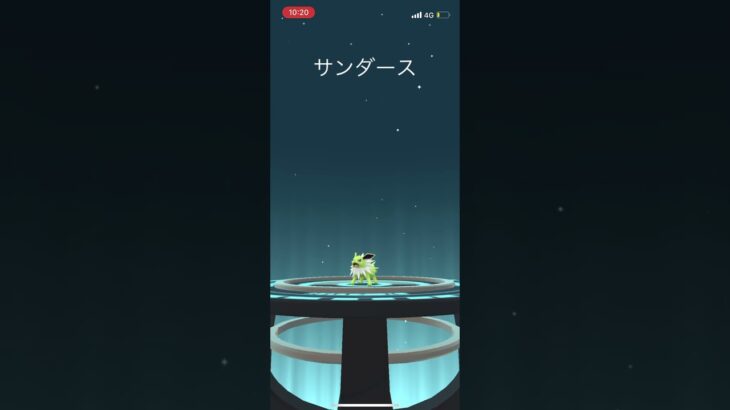 【ポケモンGO】　イーブイ→ライゾウに名前変更でサンダース確定進化⁉️