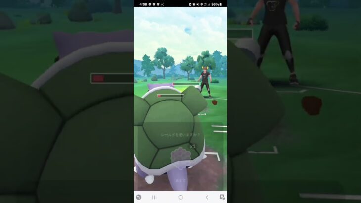 ポケモンGOで戦闘演出 通常ハイパーリーグ Sカイリュー、カメックス、色ガラルフリーザー