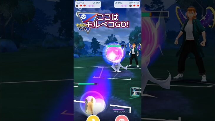 【スーパーリーグ】新環境でもモルペコは強い!!【ポケモンGO】【GOバトルリーグ】#ポケモンgo #Pokémongo