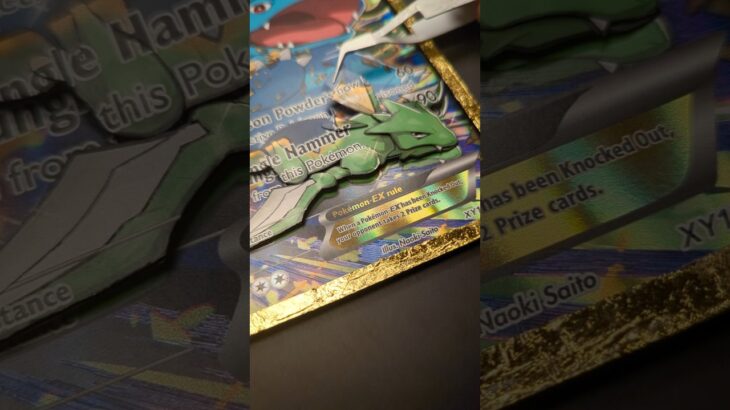 I made a JUMBO Venusaur EX 3D Pokémon Card💚