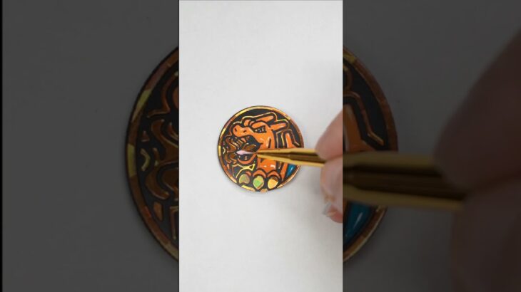 I made a custom Charizard Pokémon PopSocket 🔥