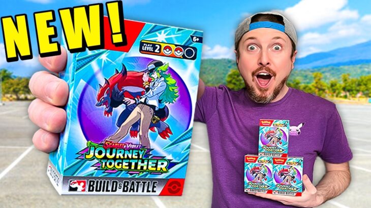 New Pokemon Journey Together Box is 100% CRAZY! (opening cards)