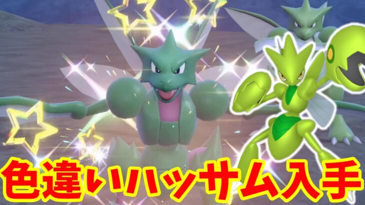 【ポケモンSV】色違いのハッサムが欲しい！色違いのストライクが入手できるイベント大量発生が神すぎる！【ポケモンスカーレットバイオレット・ゼロの秘宝】