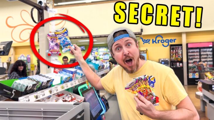 Secret Stash of Pokemon Cards in RANDOM Store! (opening them)