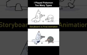 Storyboard vs Animation: Pokemon Too Many Types (shot 26)