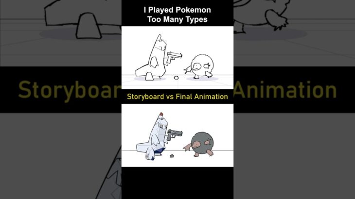 Storyboard vs Animation: Pokemon Too Many Types (shot 26)