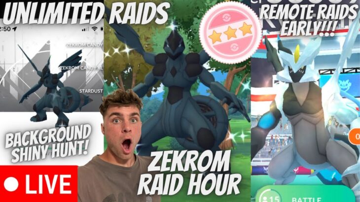 ✨Unlimited EARLY Kyurem Fusion Raids and Zekrom Raids in Pokemon Go LIVE!✨