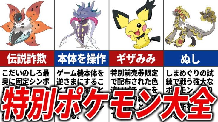 特殊すぎるポケモン達を徹底解説【総集編】