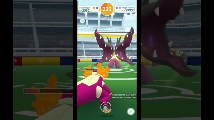 Mega Mawile in Pokémon GO!😎😍😎#pokémongo#shots#Mawile#raids #megapokemon#pokémon#short