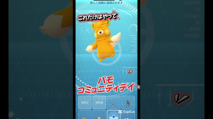 パモのコミュデイで1番大切なこと!#ポケモンgo #pokemongo