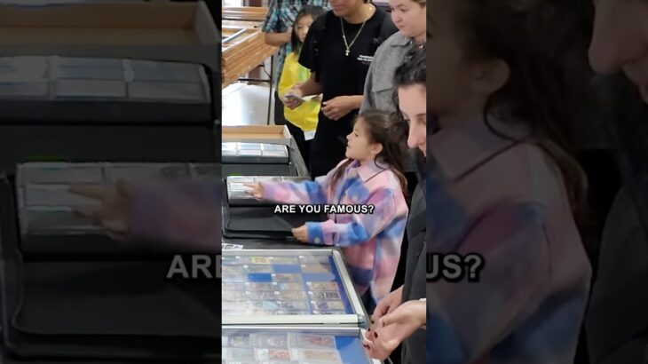 Am I famous? | Pokemon card vendor POV #pokemon #wholesome