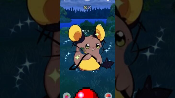First Ever ✨ Shiny Dedenne In #pokmongo #pokemon #ポケモンgo