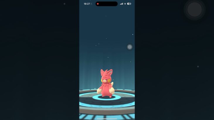 【ポケモンGO】コミュニティデイ　色違いパモットをパーモットに進化させてみた！