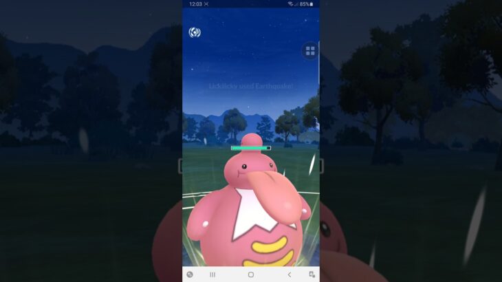 GO Battle : #lickilicky 🆚️ #typhlosion 1 hit kill #ultraleague #ポケモンgo #pokemongo #earthquake