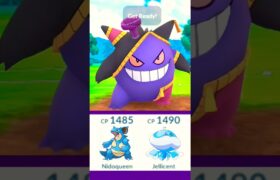 I am Using My Favourite Costume Gengar 😈 in Pokemon Go 🌈 @pokemongo #shorts #pokemongo #battle