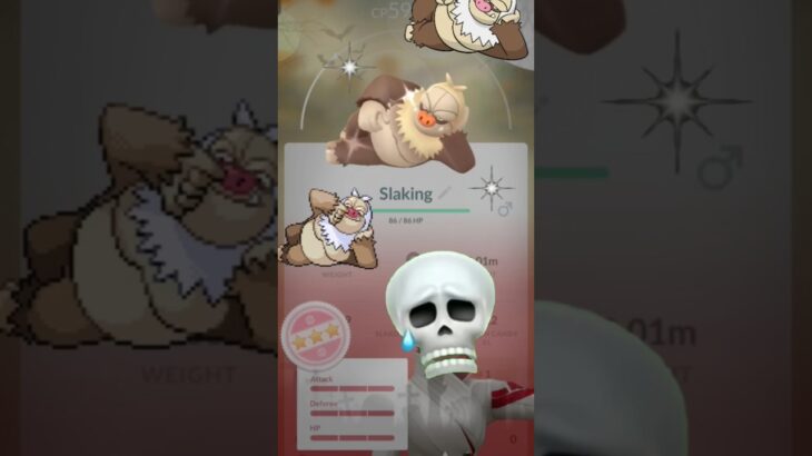 Let’s Go Got Hundo 💯 Slaking In Wild #pokmongo #pokemon #ポケモンgo