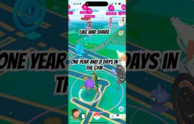 Pokemon Go | One year and 8 days in the gym #shorts