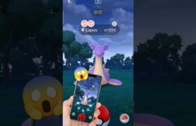 Pokemon go shiny ✨ Lapras catch in #shorts #viralshorts