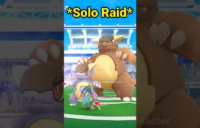 *SOLO* MEGA KANGASKHAN Raid in Pokemon GO.