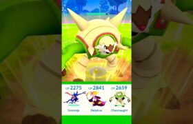 Using Full Evolve Kalos Starter 💥 in Pokemon Go 🌈 @pokemongo #shorts #pokemongo #pokemon