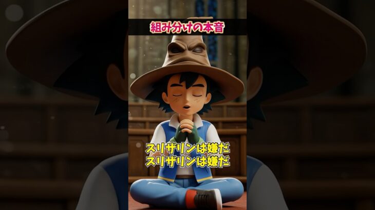 組み分けの本音 #ポケモン #pokemon #ai #サツマカワrpg #ハリーポッター