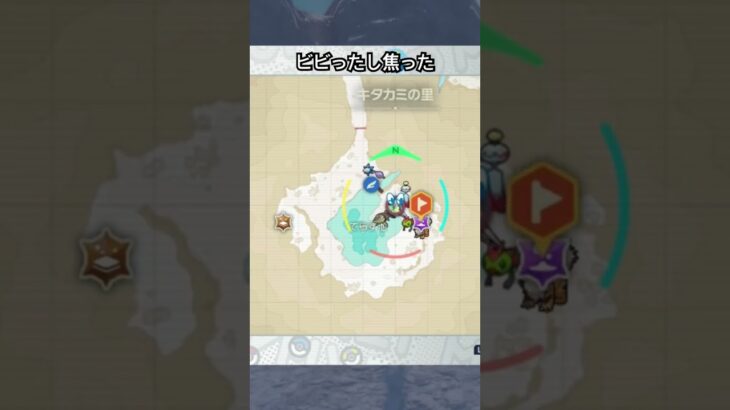 それは突然の出会いだった #ポケモン #ポケモンsv #ガーディ #色違い