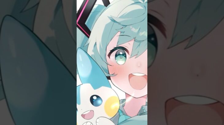 好きなポケモンなんですか？#パチリス #初音ミク #イラスト #イラストメイキング #かいてみた #ポケモン #テレパシ